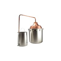 Cazan cupru-inox pentru fiert tuica 92l