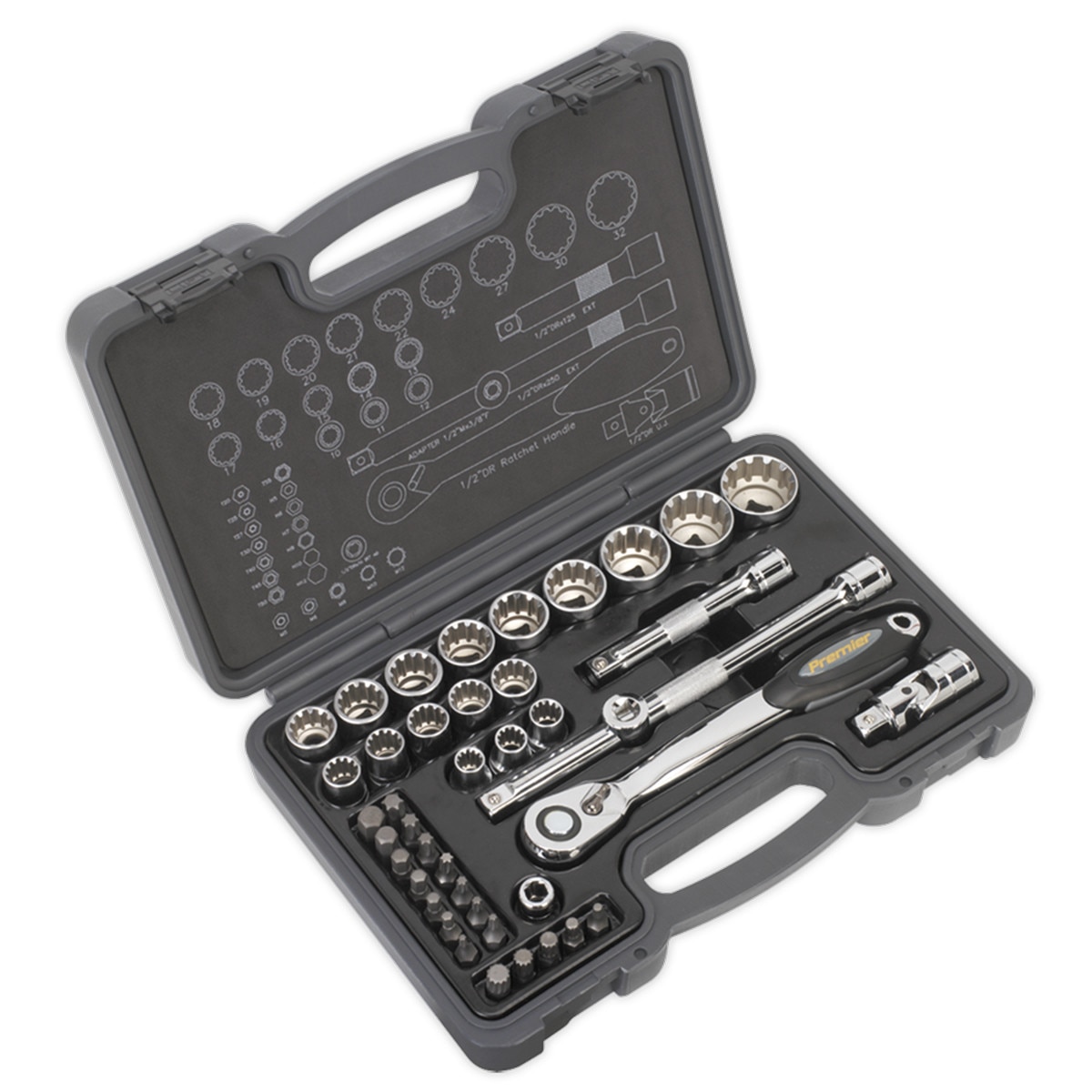 Trusa chei tubulare 1/2