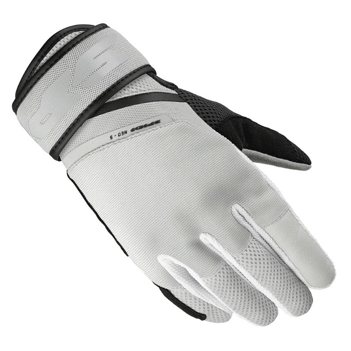 Manusi moto din textil SPIDI NEO-S WHITE/GRAY, Marime: L