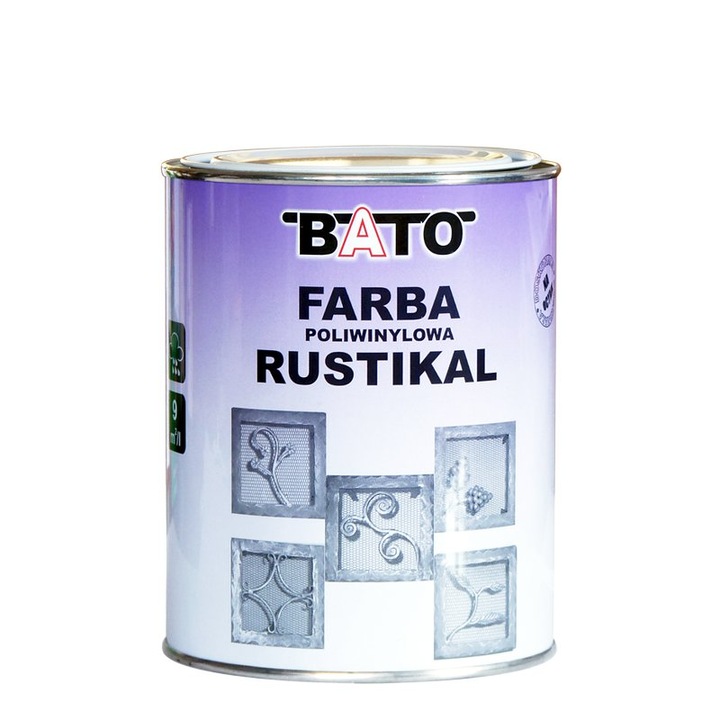 Vopsea metal, BATO, gri, 0.8L