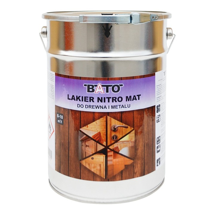 Lac pentru lemn si metal NITRO 5L mat