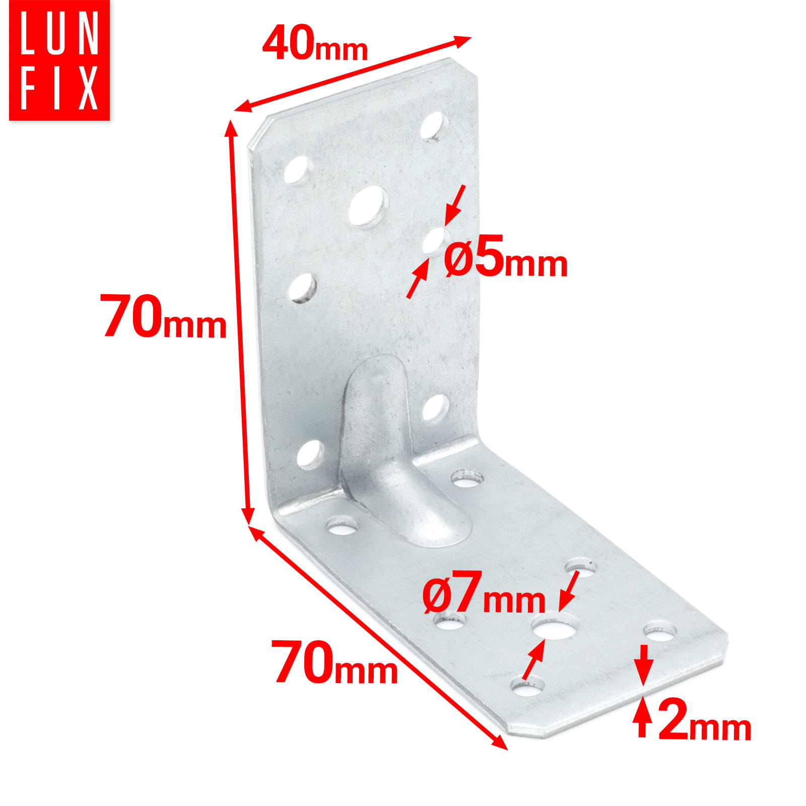 Conector Lun Fix, 70x70x40mm, set 20 bucati - eMAG.ro