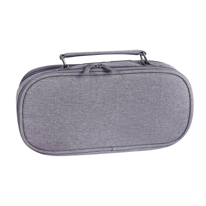 Penar mare YANYXR, multi-strat, material Oxford, gri, 24x12x7.5cm
