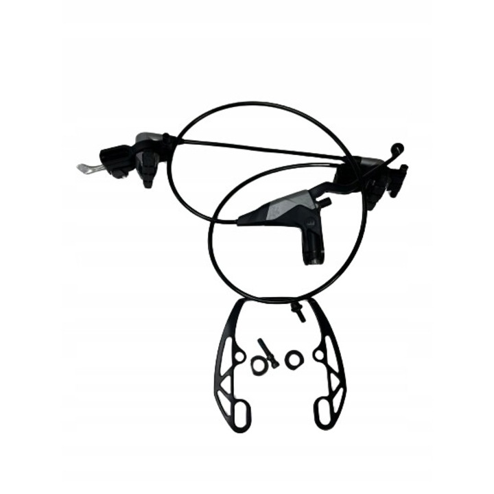 Спирачка за велосипед Magura HS11, лесен монтаж, 3 пръста, 90 см, черно/сиво, пълен комплект