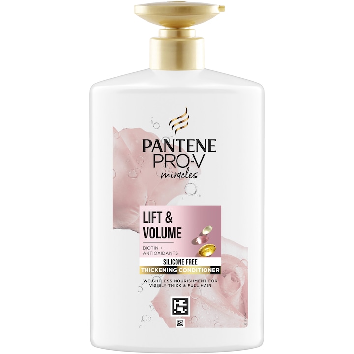 Balsam de par Pantene Pro-V Miracles Lift'N'Volume cu Biotina, fara silicon, 1000ml