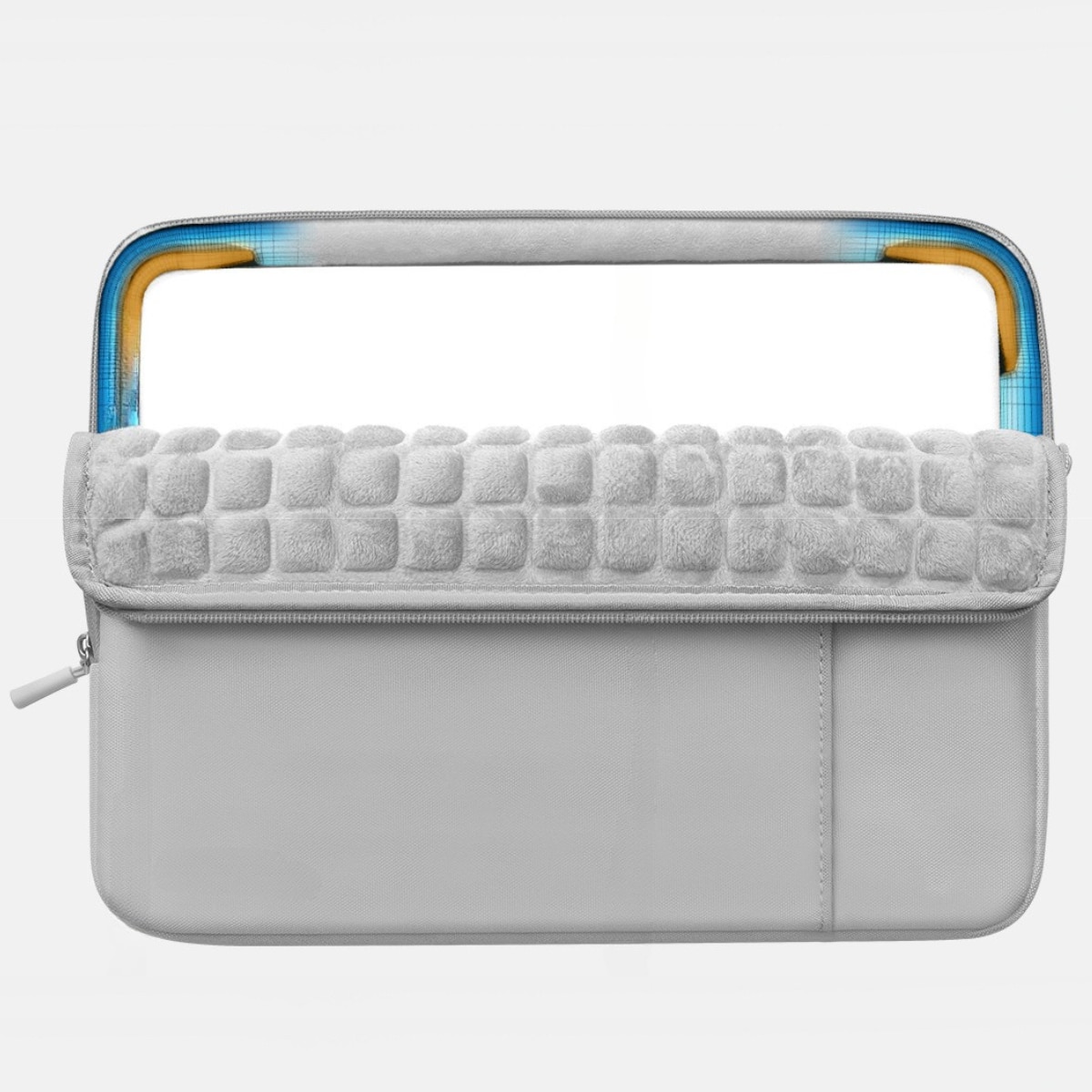 Husa de Protectie si Transport MacBook / Laptop / Tableta de 13 Inch, Dasbo®, Impermeabila, Rezistenta la socuri, Fermoar rezistent, cu Burete moale impotriva socurilor, Colturi intarite, Compatibila Universal, Gri