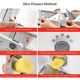 Razatoare Multifunctionala Macvi® pentru legume si fructe, 18 taieturi diferite, lame inox, reglabila 1-7 mm, ergonomica, gri