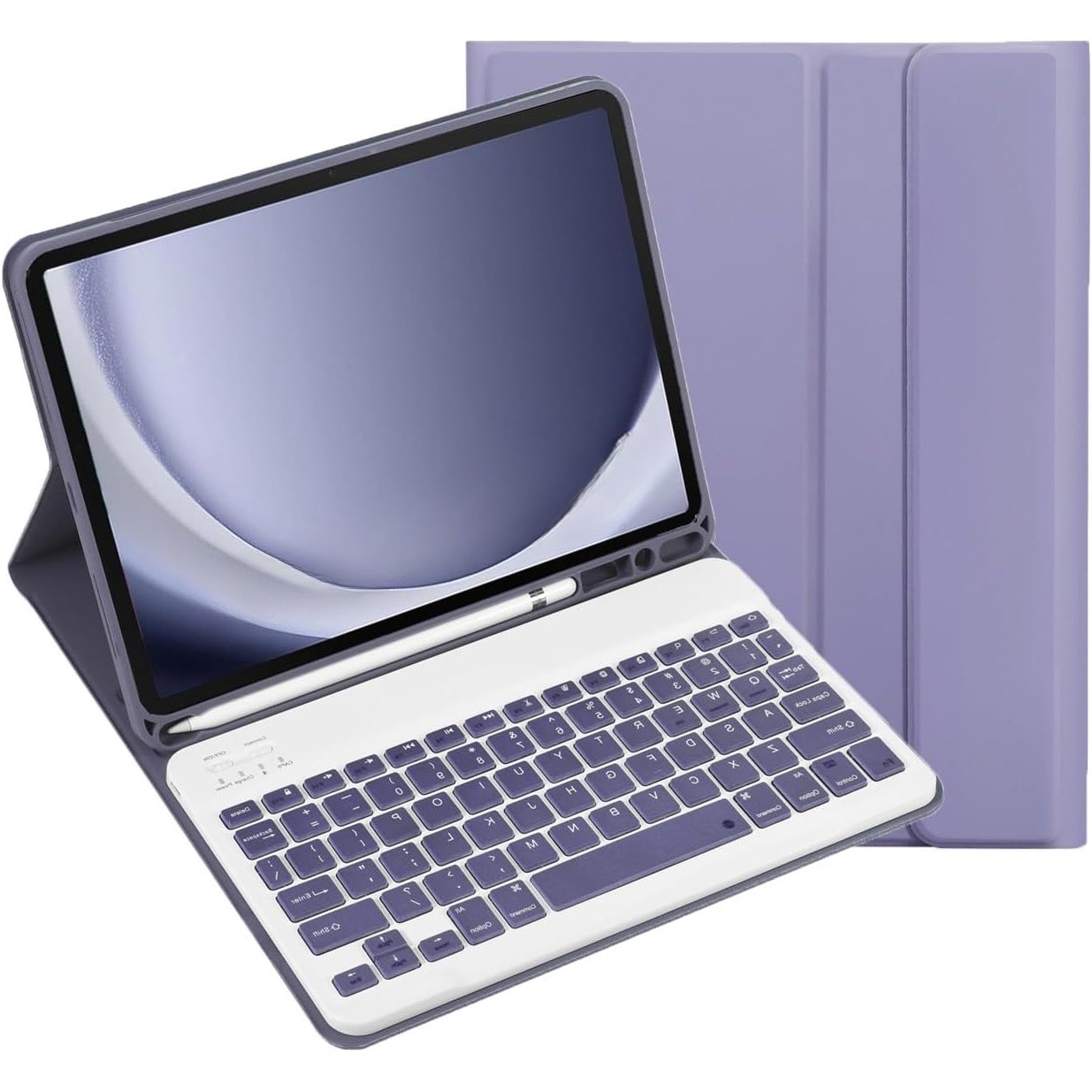 Husa pentru iPad 10.9 2022 10 Gen, Mov, Disipare a caldurii, magnetica, anti-uzura, anti-cadere, anti-amprenta, cu tastatura