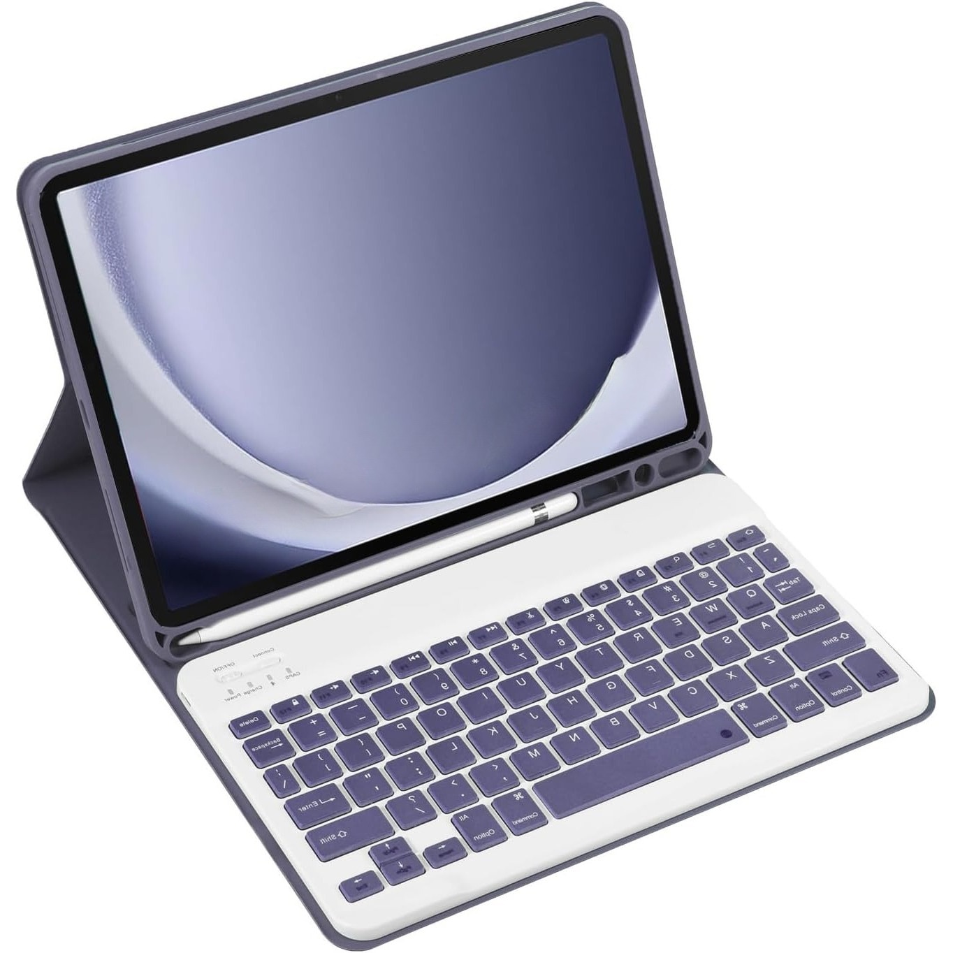 Husa pentru iPad 10.9 2022 10 Gen, Mov, Disipare a caldurii, magnetica, anti-uzura, anti-cadere, anti-amprenta, cu tastatura
