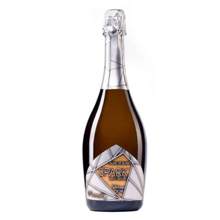 Spumant Kamnik Spark Extra, alb, extra brut, Chardonnay