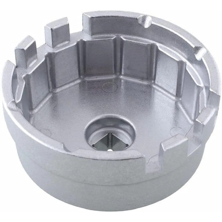 Capac cheie pentru filtru de ulei, Luxtom, Toyota, Auris/corolla/premio/prius, Metal, 64, 5 mm, Constructie cu 14 colturi, Maro