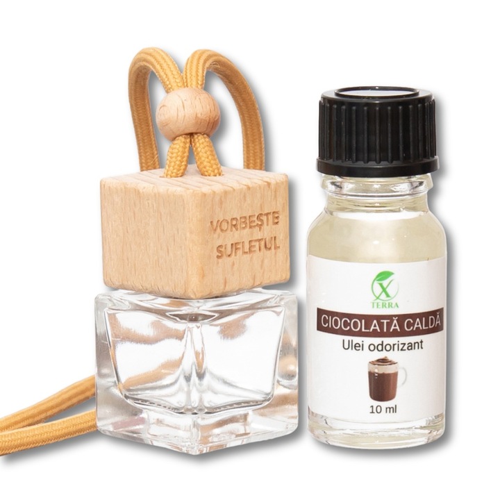 XTERRA, prémium autós légfrissítő készlet, forró csokoládé ízű autóillatosító olaj, 10 ml