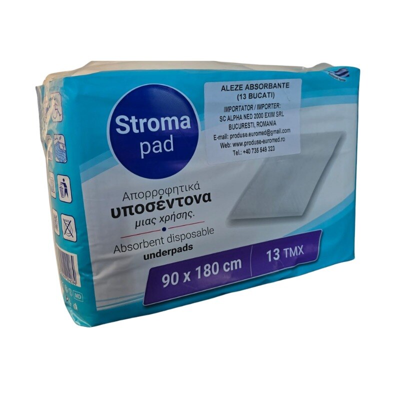 Aleze Absorbante, 90x180 cm, 13 buc/pachet, STROMA - eMAG.ro