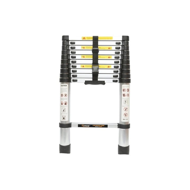 Алуминиева стълба, телескопична, с дължина 3,2м