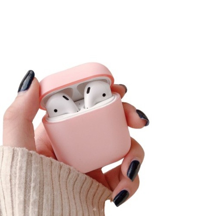 Husa pentru AirPods cu Inel Prindere Roz