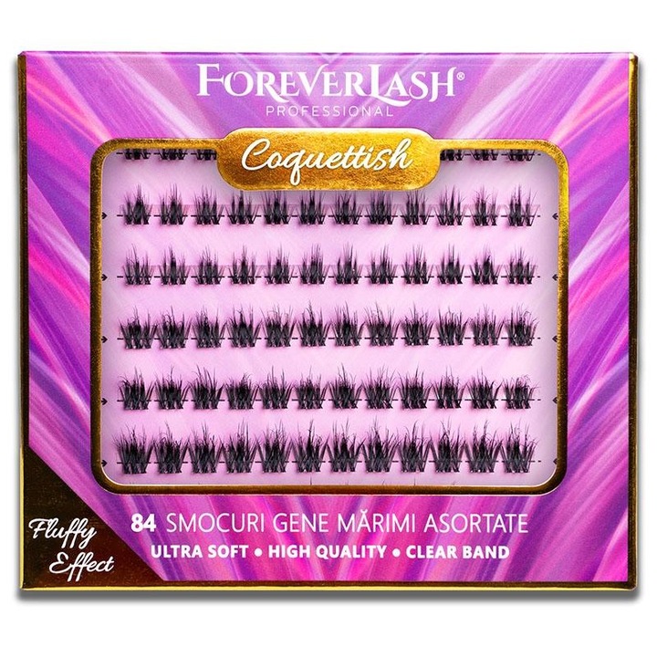 Gene false tip smocuri ForeverLash Fluffy Coquettish
