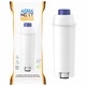 Kit pentru aparat de cafea, decalcifiant Delonghi Eco Decalk 500ml, 1x filtru de apa, AquaNext, compatibil cu Delonghi, replacement