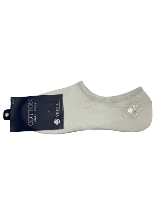 Set sase perechi sosete barbati, culoare alb, model talpici, marime 40-46 - SB025