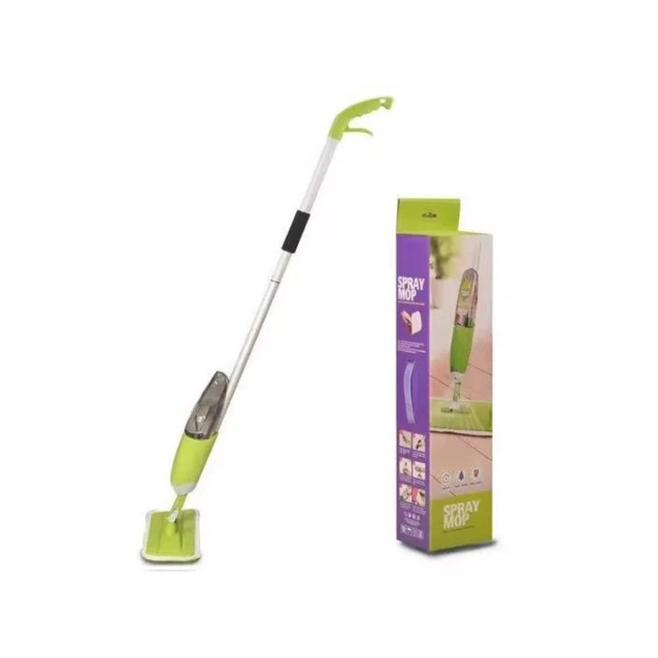 Mop cu pulverizator multifunctional si carpa din microfibra pentru curatenie rapida si eficienta