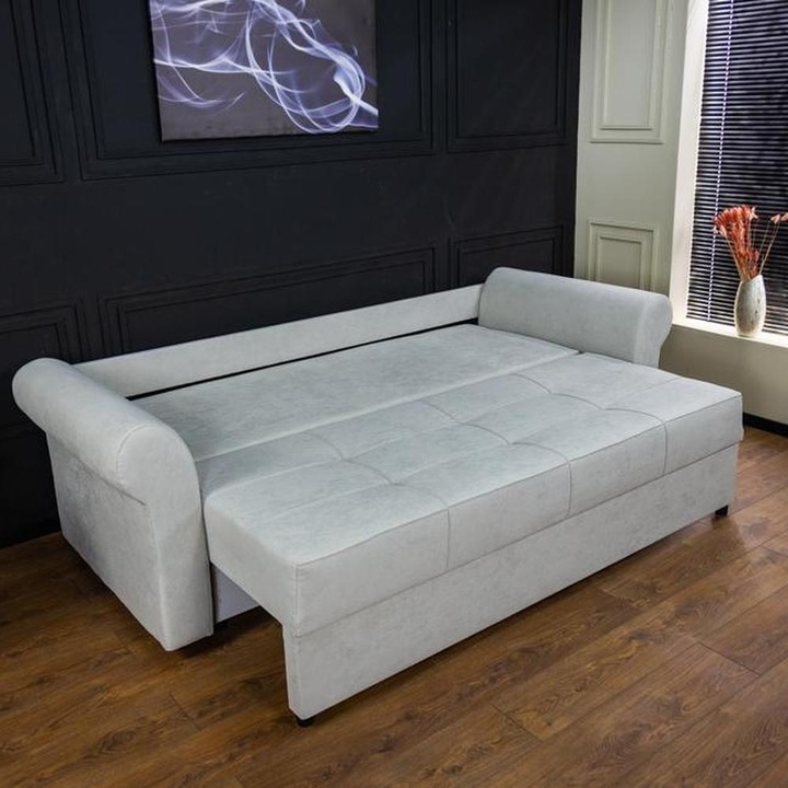 Canapea Elsa Memory Mini, 230 x 96 x 75 cm, Lemon 06