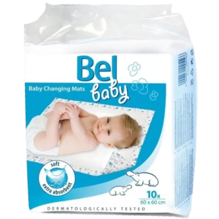 Bel Baby Wiku K4 nedvszívó betétcsomag, Hartmann, 60x60 cm, 10 db.