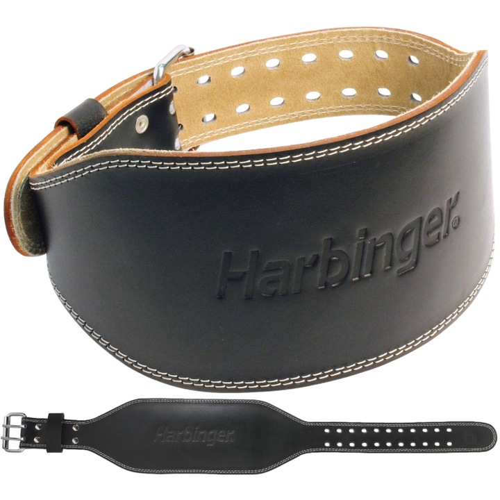 Centura fitness Padded Leather Black, Harbinger, M
