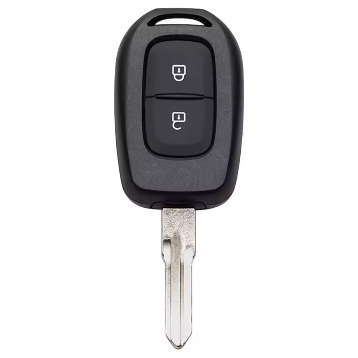 Techstar kulcsház Dacia Logan, Duster, Sandero, Dokker és 2013-2023 közötti Renault modellekhez, 2 gombos, fém pengével, kopott kulcsház cseréjére