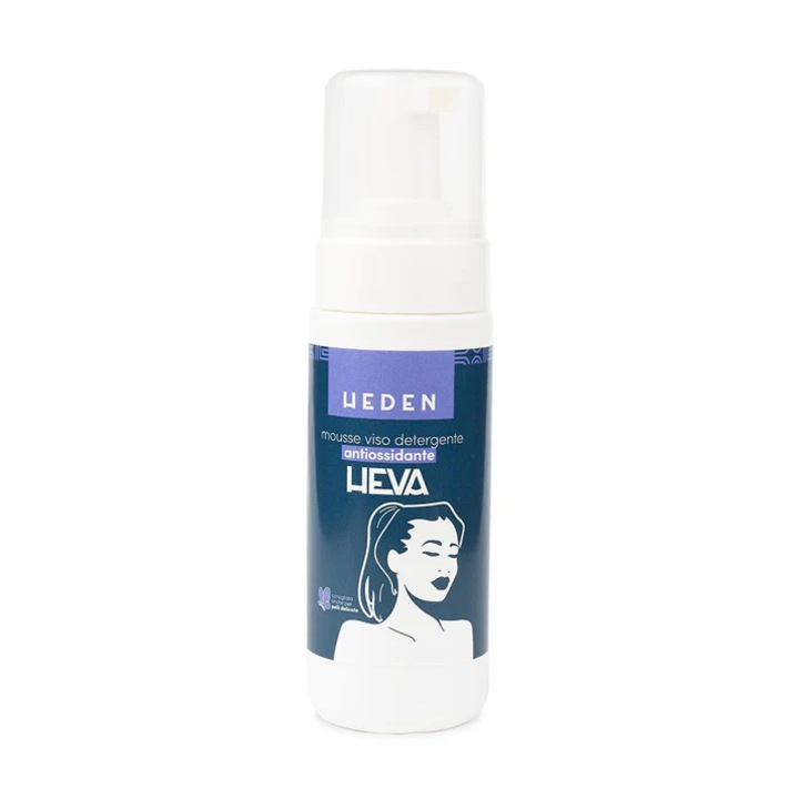 Spuma de Curatare Antioxidant pentru Fata - Heva 150 ml, cu Ingrediente Hidratante, Antioxidante si Anti-imbatranire
