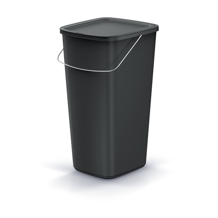 Prosperplast Compacta Q Basic szemetes, 28,7 x 26,4 x 49,5 cm, 25 L, fekete