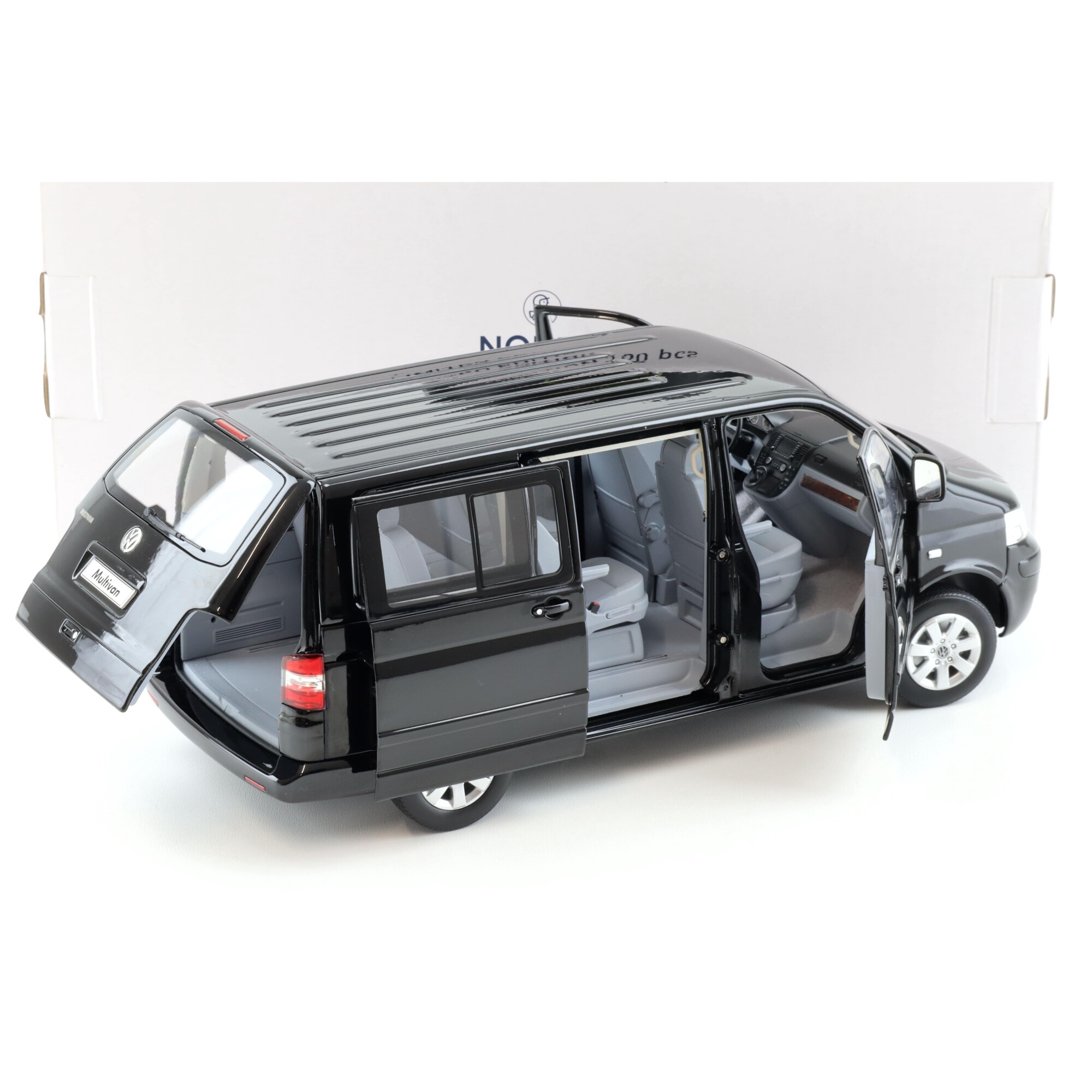 Macheta Volkswagen Multivan T5 2003 negru 1/1000pcs - 1/18 Norev