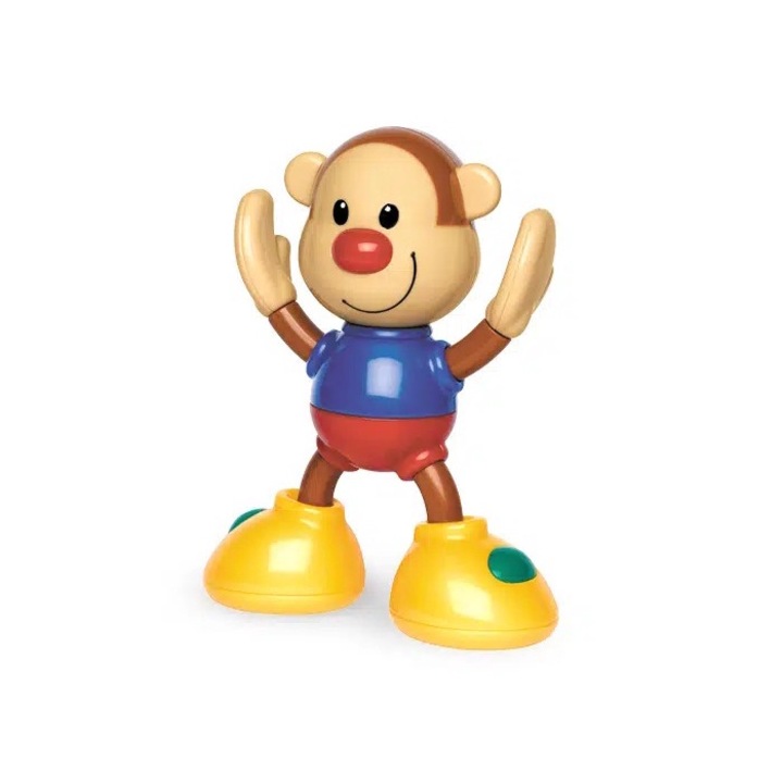 Tolo majomfigura, mozgatható végtagokkal, babáknak