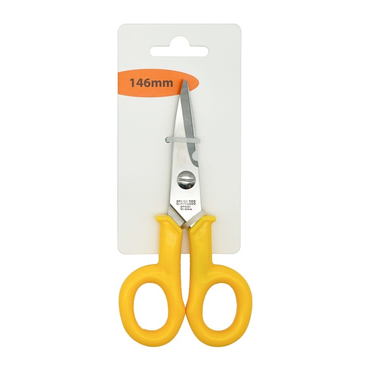 Foarfeca electrician, 146 mm, maner plastic