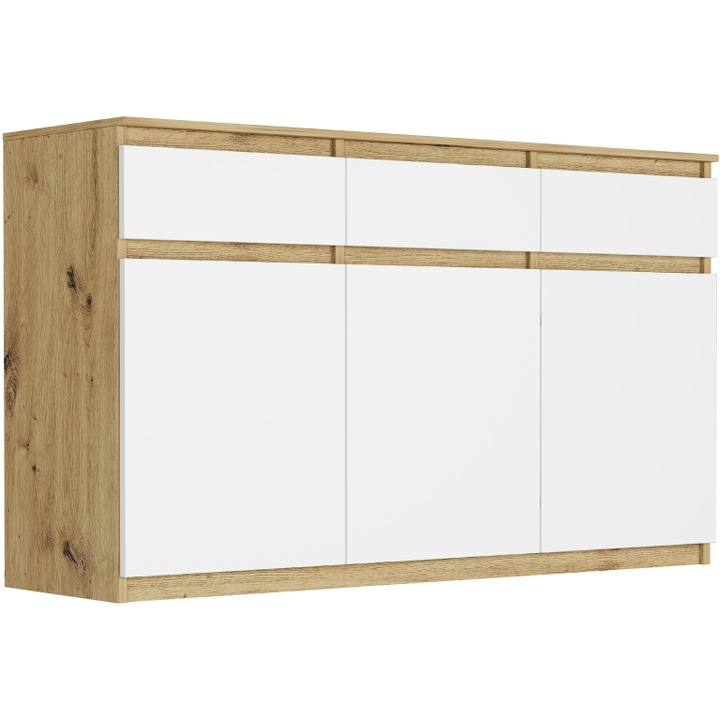 Comoda moderna, PVC, S-3 ARTISAN MIX, 98x40x120