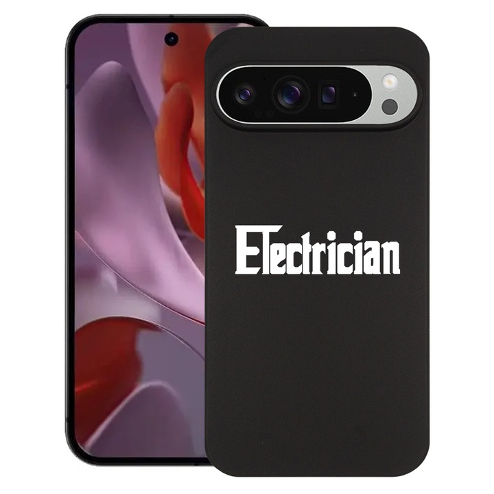BestCase® Husa pentru Google Pixel 9 Pro XL, Electrician - GodFather Style, Slim Silicon 0.8MM, Antisoc, Protectie camera si ecran, 1926334 B 1699