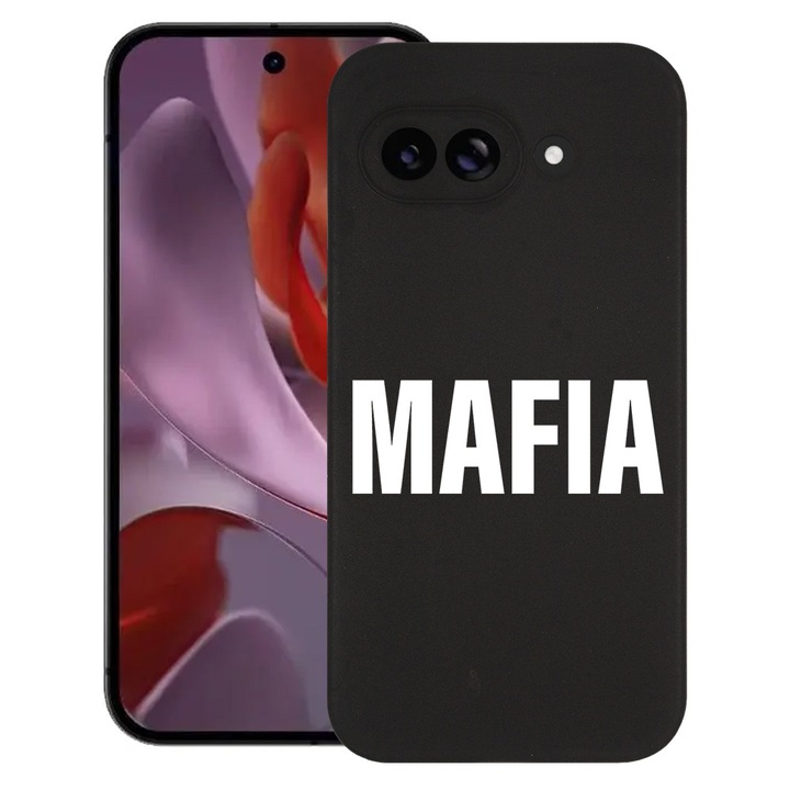 BestCase® Husa pentru Google Pixel 9a, Maffia, Slim Silicon 0.8MM, Antisoc, Protectie camera si ecran, 1926335 B 1688
