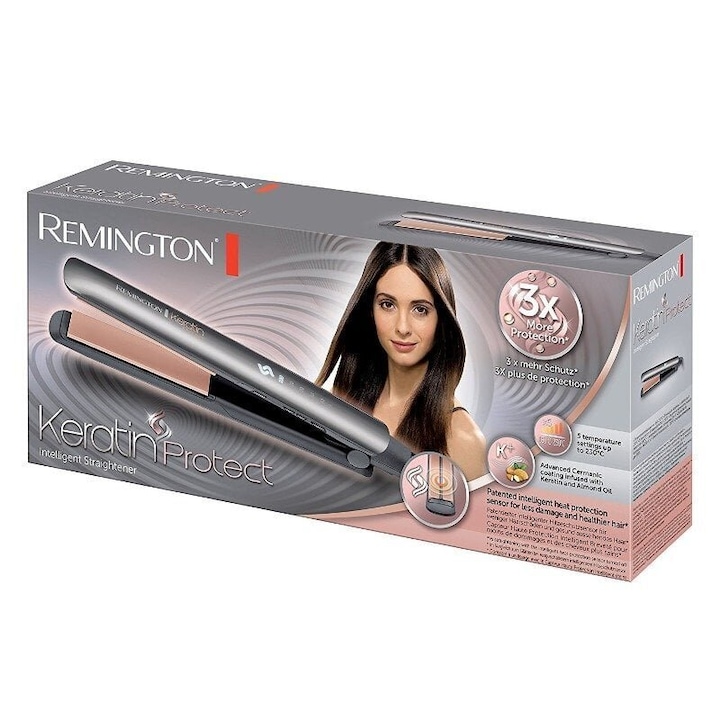 Преса за коса Remington S8598, керамика, турмалин, 230°C