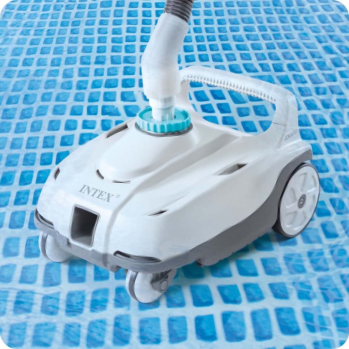 Automatikus medencetisztító robot, Intex, 650 cm, tartályűrtartalom 1,5 liter, súly 6,9 kg