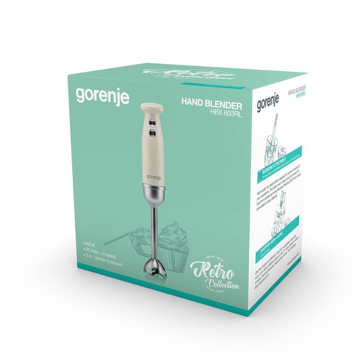 Mixer Gorenje HBX603RL, 600W, bej