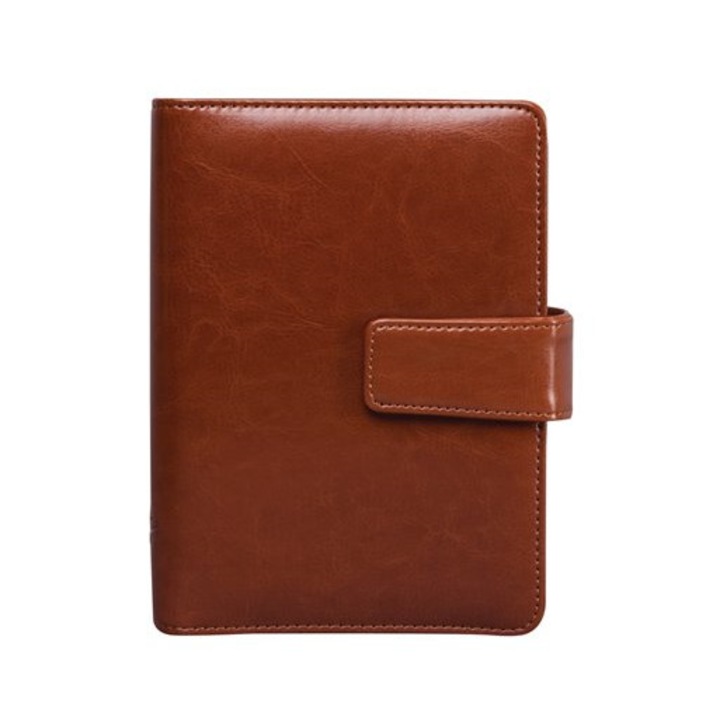 Calendar, Saturnus, Piele ecologica, 146x210 mm, Maro