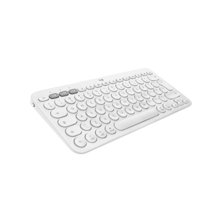 Logitech K380 Mac клавиатура, безжична, компактна, бяла