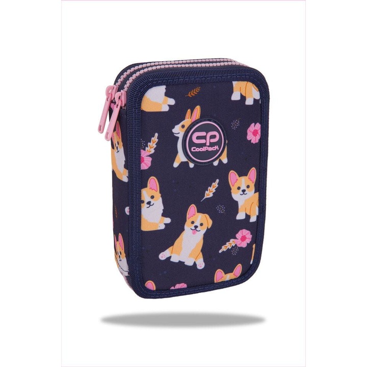 CoolPack dupla tolltartó, komplett készlet, 18 marker, 12 ceruza, 20x12,5x5cm