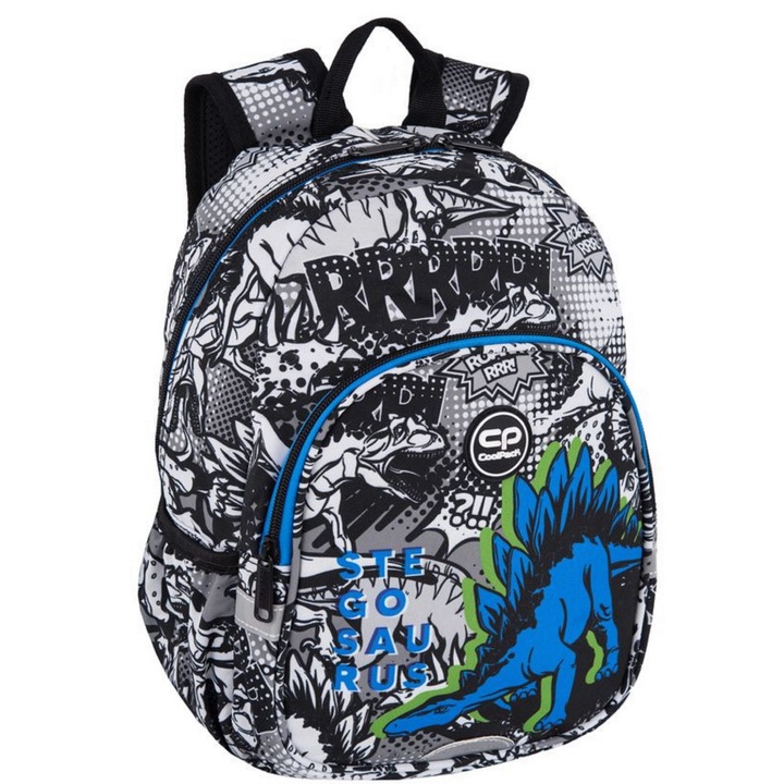 Ghiozdan scolar Toby, Coolpack, 2 compartimente, impermeabil, 35x26x12cm