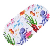 Covoras de baie antiderapant cu ventuze, aderenta sigura, confortabil, ideal pentru cada, dus sau podea umeda – protectie impotriva alunecarii, 66 x 35 cm, Multicolor