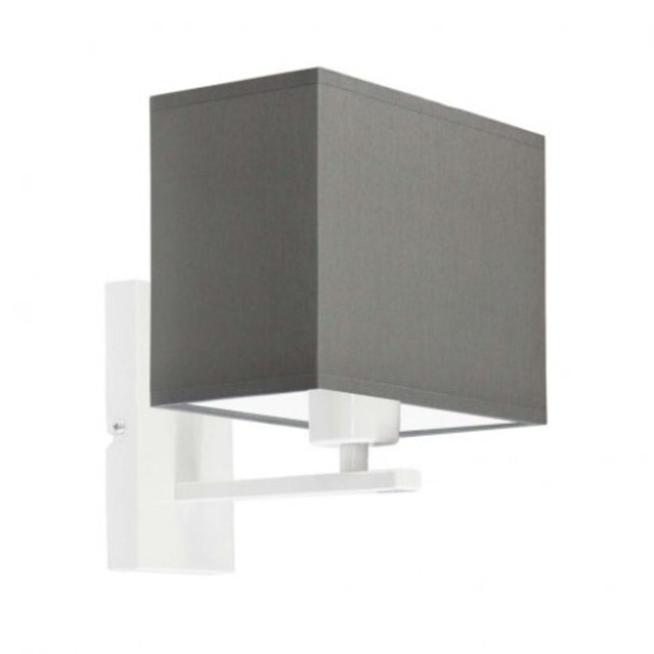 Lysne MALAGA стенна лампа, сива, 1xE27, 23x20x18см