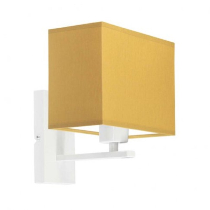 Kinkiet Lysne МАЛТА, 1xE27, 60W, 15x20x10cm, бяла, текстил