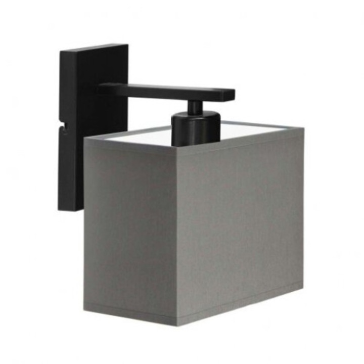 Olvasólámpa az ágy felett MALTA lámpaernyő acélváz szürke fekete 1000-378