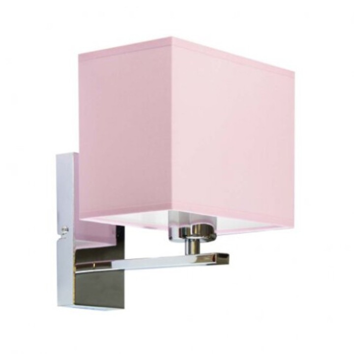 Аплик MALAGA, Lysne, розов, 1xE27, 23x20x18см