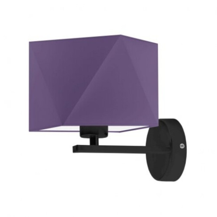 Аплик ORLANDO, лилав абажур, черна рамка, 1000-759