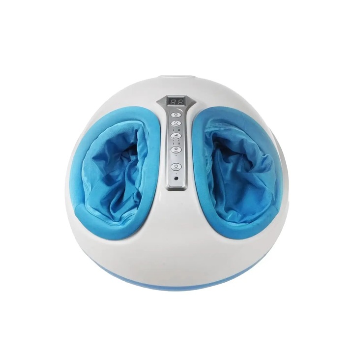 Gép, Elektromos vibrációs lábmasszírozó melegítő relaxációval, Fehér