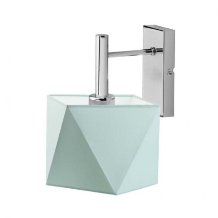 KIOTO fali lámpa, Lysne, fém, menta búra, 28x25cm, 1xE27, 60W